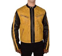 Wolfenstein 2 The New Colossus Brian Bloom - Giacca in Vera Pelle Multicolore Large