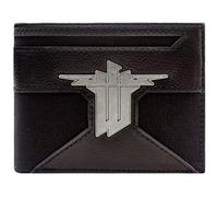Wolfenstein II The New Colossus Badge Argento Nero Portafoglio, Nero, Taglia Unica, nero, Taille unique, Taglia unica