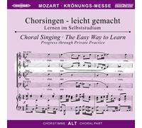 Chorstimme Alt Begleitungen zum eigenen Musizieren - Chorsingen leicht gema (CD)