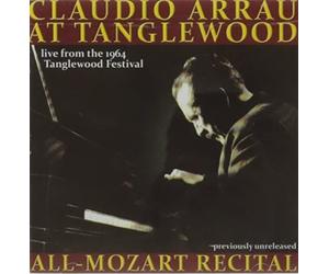Wolfgang Amadeu Claudio Arrau at Tanglewood: All-Mozart Recital: Live from (CD)