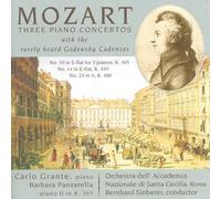 Wolfgang Amadeu Mozart: Three Piano Concertos: With the Rarely Heard Godows (CD)