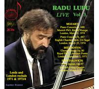 Wolfgang Amadeu Radu Lupu: Live: Leeds and London Recitals 1971 & 1973/74 - (CD)