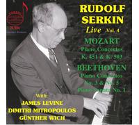 Wolfgang Amadeu Rudolf Serkin: Live: Mozart: Piano Concertos K.451 & K.503/ (CD)