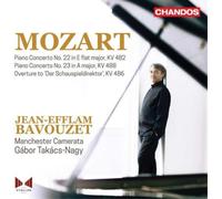 Jean-Efflam Bavouzet - Mozart: Concerti per pianoforte n.22 K.482 & n.23 K.488 - CD - NAXOS