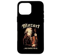 Wolfgang Amadeus Mozart Album Logo, Compositore di Musica Classica Custodia per iPhone 16 Pro Max