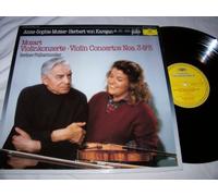 Wolfgang Amadeus Mozart - Berliner Philharmoniker , Herbert Von Karajan , Anne-Sophie Mutter - Violin Concertos Nos. 3 & 5 - Deutsche Grammophon - 410 982-1