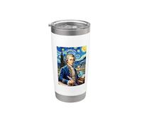 Wolfgang Amadeus Mozart Compositore Bicchiere termico in acciaio inox doppia parete