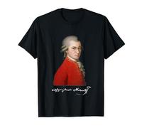 Wolfgang Amadeus Mozart Compositore Firma la Musica classica Maglietta