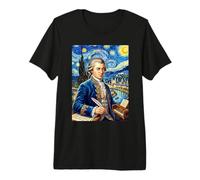 Wolfgang Amadeus Mozart Compositore Maglietta Premium