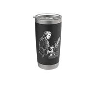 Wolfgang Amadeus Mozart Compositore Pianista Bicchiere termico in acciaio inox doppia parete