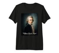 Wolfgang Amadeus Mozart Compositore Pianista Maglietta Premium