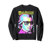 Wolfgang Amadeus Mozart Compositore Retro Pop Art Musica Felpa
