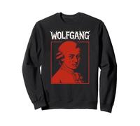 Wolfgang Amadeus Mozart Death Metal, Musica Classica Goth Felpa