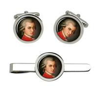 Wolfgang Amadeus Mozart Gemelli E Fermacravatta Set