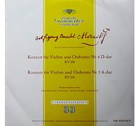 Wolfgang Amadeus Mozart: Konzert für Violine und Orchester Nr. 4 D-dur KV 218 / Konzert für Violine und Orchester Nr. 5 A-dur KV 219 (205 Gramm Vinyl Schallplatte)