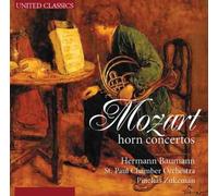 Wolfgang Amadeus Mozart Mozart: Horn Concertos (CD) Album