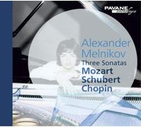 Wolfgang Amadeus Mozart Mozart/Schubert/Chopin: Three Sonatas (CD) Album