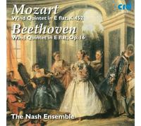 Wolfgang Amadeus Mozart: Quintet in E Flat, K452/Beethoven: Quintet in E F (CD)