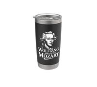 Wolfgang Amadeus Mozart Ritratto Salisburgo Opera Vienna Classico Bicchiere termico in acciaio inox doppia parete