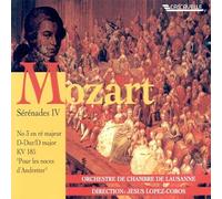 Wolfgang Amadeus Mozart Sérénades /Vol.4 (CD)