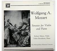 Wolfgang Amadeus Mozart: Sonatas for Violin and Piano (The Metropolitan Museum Concerts)