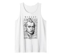 Wolfgang Amadeus Mozart Spartito Classico Note Vintage Canotta
