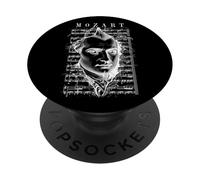 Wolfgang Amadeus Mozart Spartito Classico Note Vintage PopSockets PopGrip Adesivo