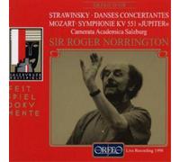 Wolfgang Amadeus Mozart Stavinsky/Mozart - DANSES CONCERT/SYMPHONIE KV 551 (CD)