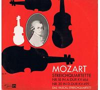Wolfgang Amadeus Mozart - Streichquartette Nr. 18 in A-Dur KV 464, Nr 20 in D-Dur KV 499