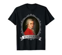 Wolfgang Amadeus Mozart T-Shirt Ritratto Maglietta