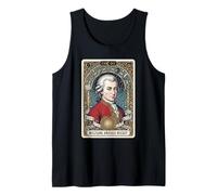 Wolfgang Amadeus Mozart Tarocchi Compositore Pianista Canotta