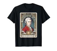 Wolfgang Amadeus Mozart Tarocchi Compositore Pianista Maglietta