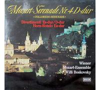 Wolfgang Amadeus Mozart - Wiener Mozart Ensemble , Willi Boskovsky - Serenade Nr. 4 D-Dur / Rondo Für Horn Und Orchester Es-Dur, KV 371 / Divertimento Nr. 2 D-Dur, K. 131 / Divertimento Nr. 1 Es-Dur, K. 113 / - Decca - 6.48079 DT