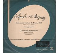 Wolfgang Amadeus Mozart - Wolfgang Amadeus Mozart - Pro Musica Orchestra Stuttgart , Südwestdeutsches Kammerorchester - Konzertante Sinfonie Es-Dur, KV 364, für Violine, Bratsche und Orchester / "Eine Kleine Nachtmusik", Serenade in G-Dur, KV 525 - Opera - 1054, Panthéon - XP 2