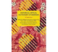Wolfgang Fritz Haug Historical-Critical Dictionary of Marxism (Tascabile)