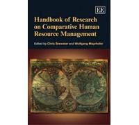 Wolfgang Mayrho Handbook of Research on Comparative Human Res (Copertina rigida)