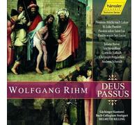 Wolfgang Rihm Deus Passus: Fragments of a St. Luke Passion (CD) Album