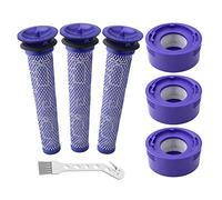 Wolfish - Kit di ricambio per aspirapolvere Dyson V8+, V8, V7 Absolute Animal Motorhead, 3 filtri HEPA Post 3 pre-filtri, sostituisce la parte n. 965661-01 e 967478-01, 6 pezzi