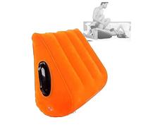 WOLFKOUL cuscino da viaggio sportivi palestra di trasporto Ạdulty Cuscino triangolare b-d-s'M pillow 11D6