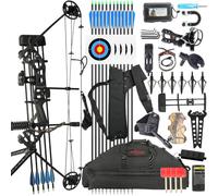 wolfman Kit Arco Compound 20-70 lbs, 320 FPS, Bracci Gordon, Pacchetto per Caccia, Destro/Mancino