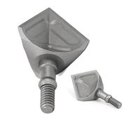 wolfman Punte da Caccia da 100 grani per tiro con L'Arco - Punte a 3 Lame avvitabili per balestre, Archi ricurvi e composti da Caccia (6 Pezzi)