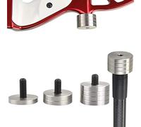 wolfman Tiro con L'Arco Stabilizzatore per Arco 1/2/4 Once Kit Peso Stabilizzatore Acciaio Inox 1/4 5/16 Vite in Barra Bilanciamento Assorbimento Contrappeso per Arco Ricurvo Compound (5/16, 7 Once)