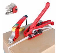 wolfmoutiy Sigillante per Reggiatura A Caldo per Reggia in Polipropilene da 1/2 A 5/8" Reggiatrice Elettrica Senza Fibbia,Reggiatrice Elettrica Senza Fibbie per Sigillatura di Cartone/Imballo,Red