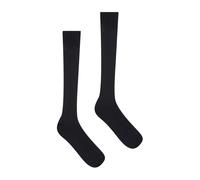 Wolford - Calze al Ginocchio a Coste di Cotone di Lusso - - Underwear - unisex - Nero - L