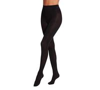 Wolford, Collant Nero 66 denari, Velvet De Luxe, Opache, Massima elasticità, Confortevole cinturino ampio e morbido con logo (L)