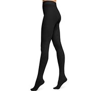 Wolford, Collant Nero, 70 den, Lavorazione a costine, Coprenti, opachi, Cinturino ampio e morbido lavorato a maglia (S)