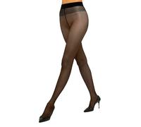 WOLFORD Collant velato SATIN TOUCH soft cacao marrone | XL