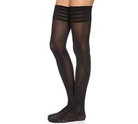 Wolford da donna velluto de Luxe 50 autoreggenti Lined 50 DEN collant, nero, X-Small (taglia del produttore:) X-Small