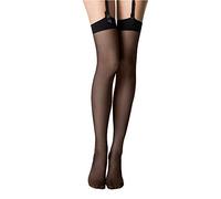 Wolford Individual 10 Stocking Calzamaglia, 10 DEN, Nero, X-Small Donna