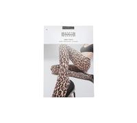 Wolford, Collant Leo, 20 denari, Nero Nero, motivo animalier, vedo non vedo (S)